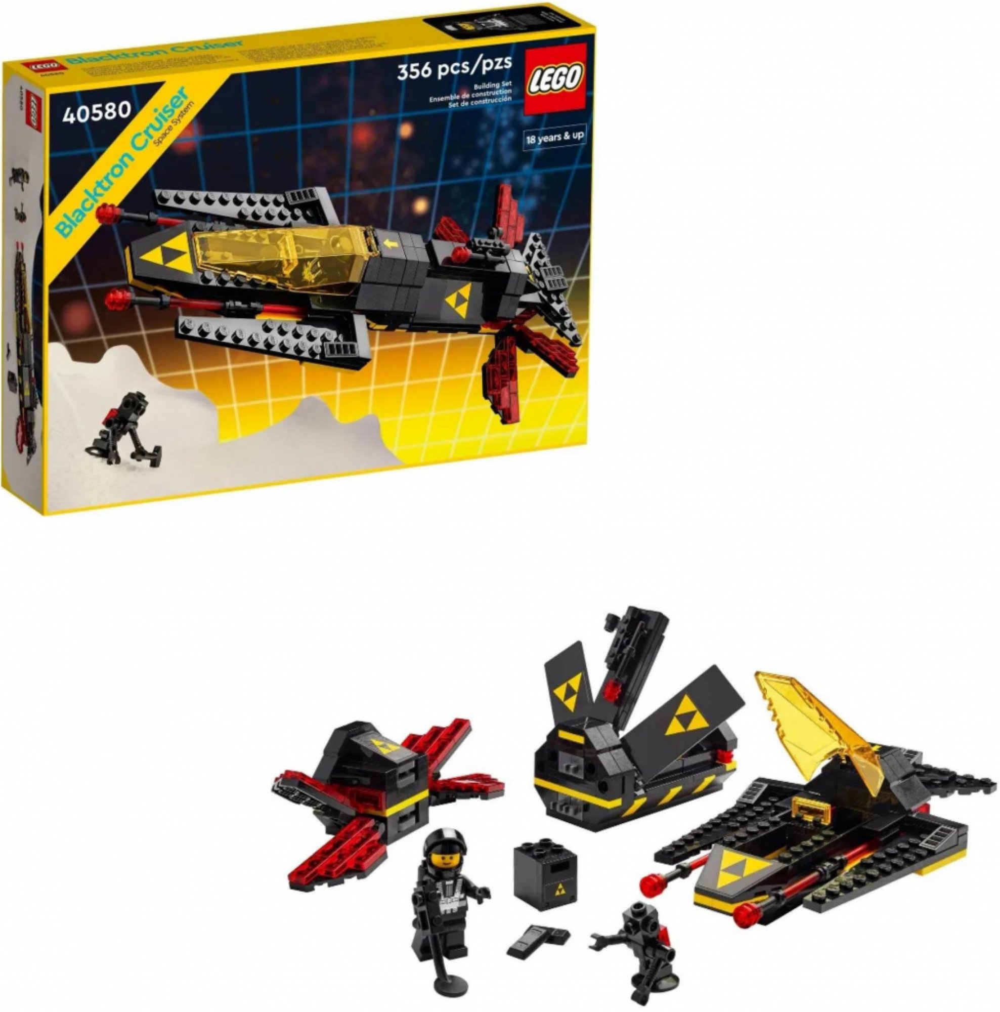 LEGO ICONS 40580 Křižník Blacktron