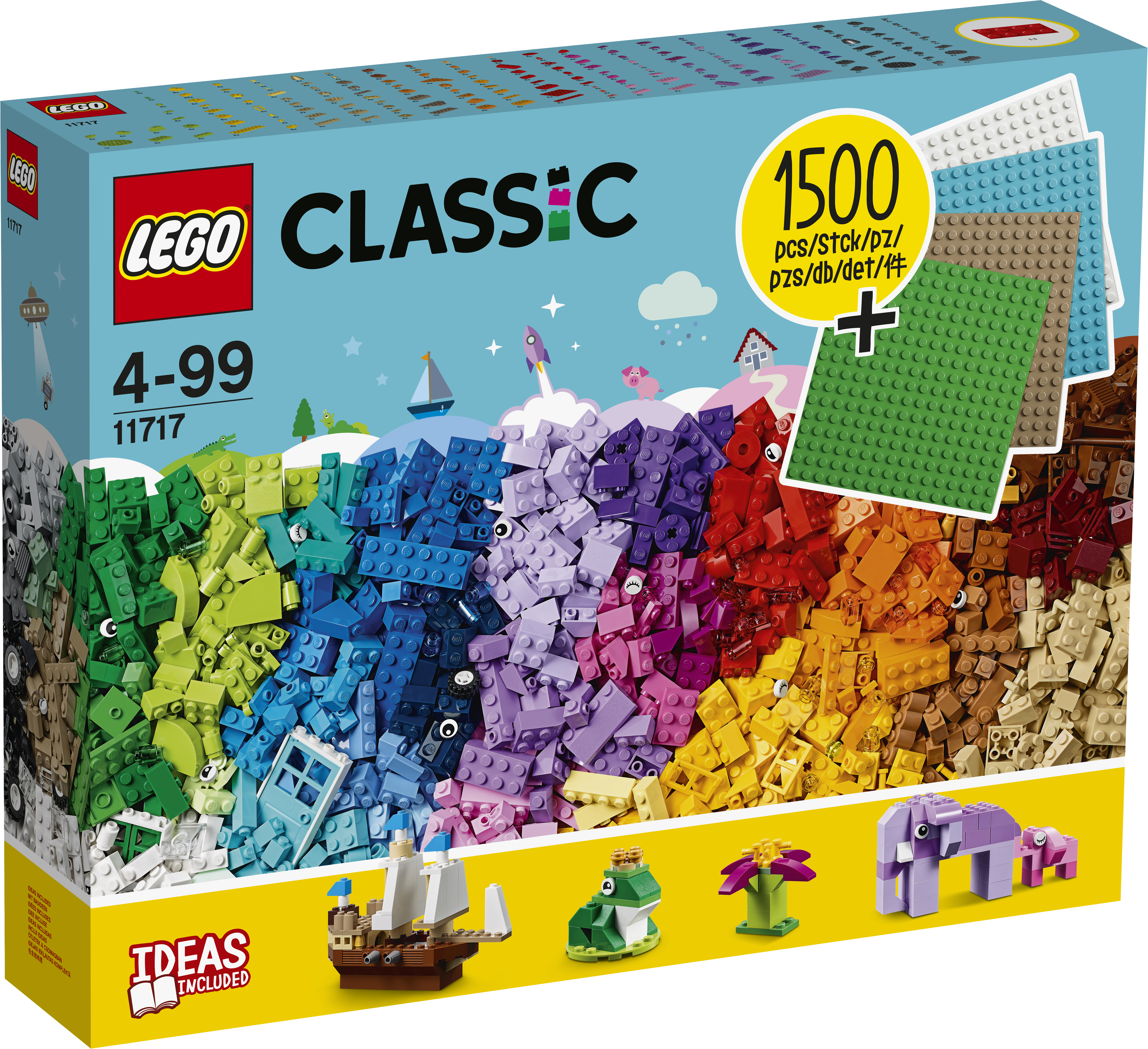 LEGO Classic 11717 Kostky kostky destičky