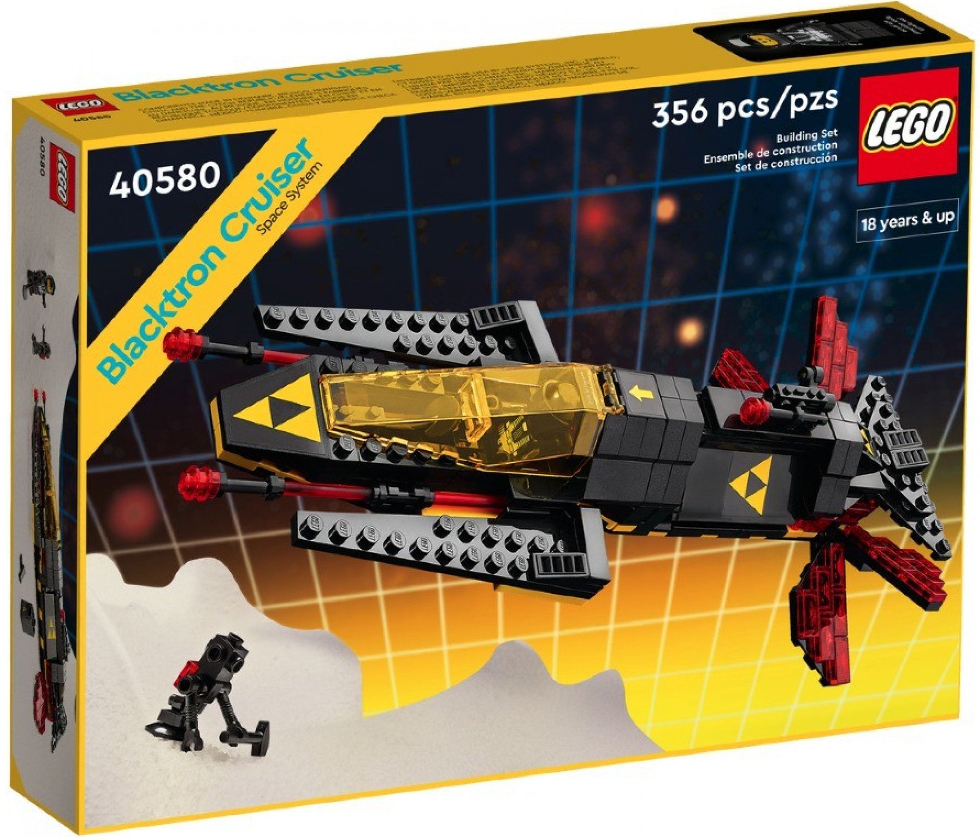 LEGO ICONS 40580 Křižník Blacktron