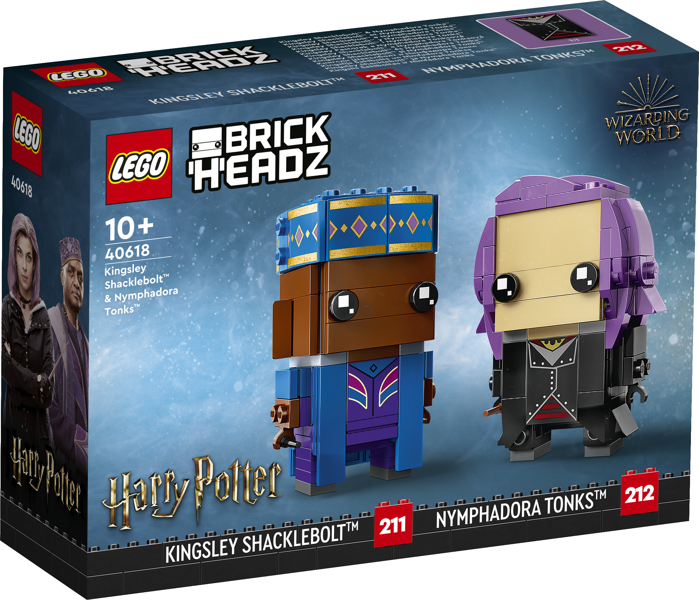 LEGO BrickHeadz 40618 Kingsley Pastorek a Nymphadora Tonksová