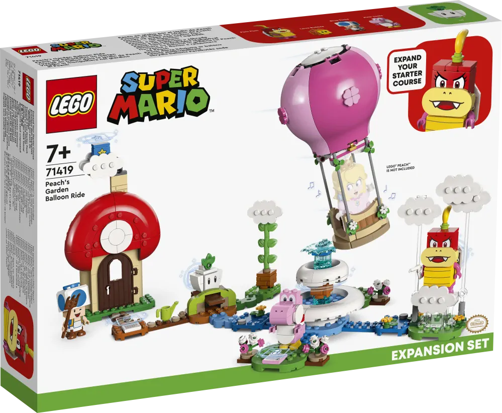 LEGO Super Mario 71419 Peach a let balónem – rozšiřující set