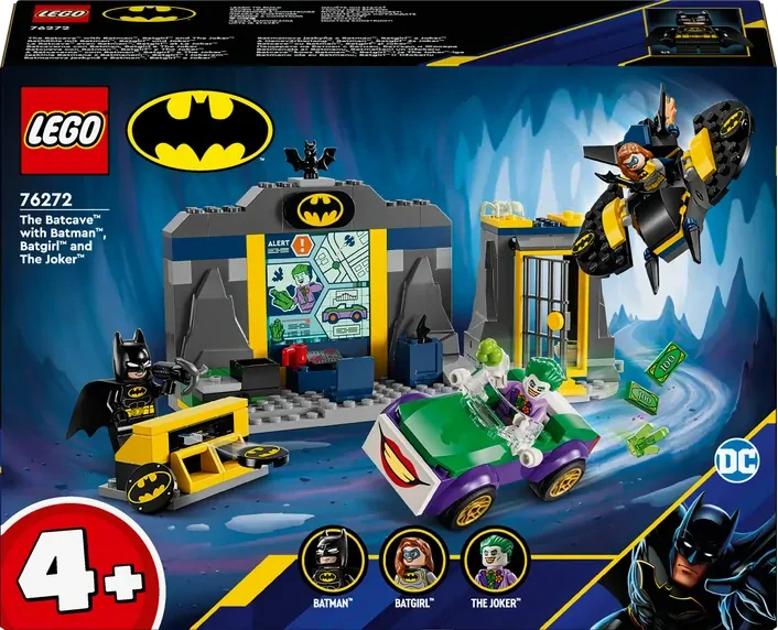 LEGO® DC Batman™ 76272 Batmanova jeskyně a Batman™, Batgirl™ a Joker™