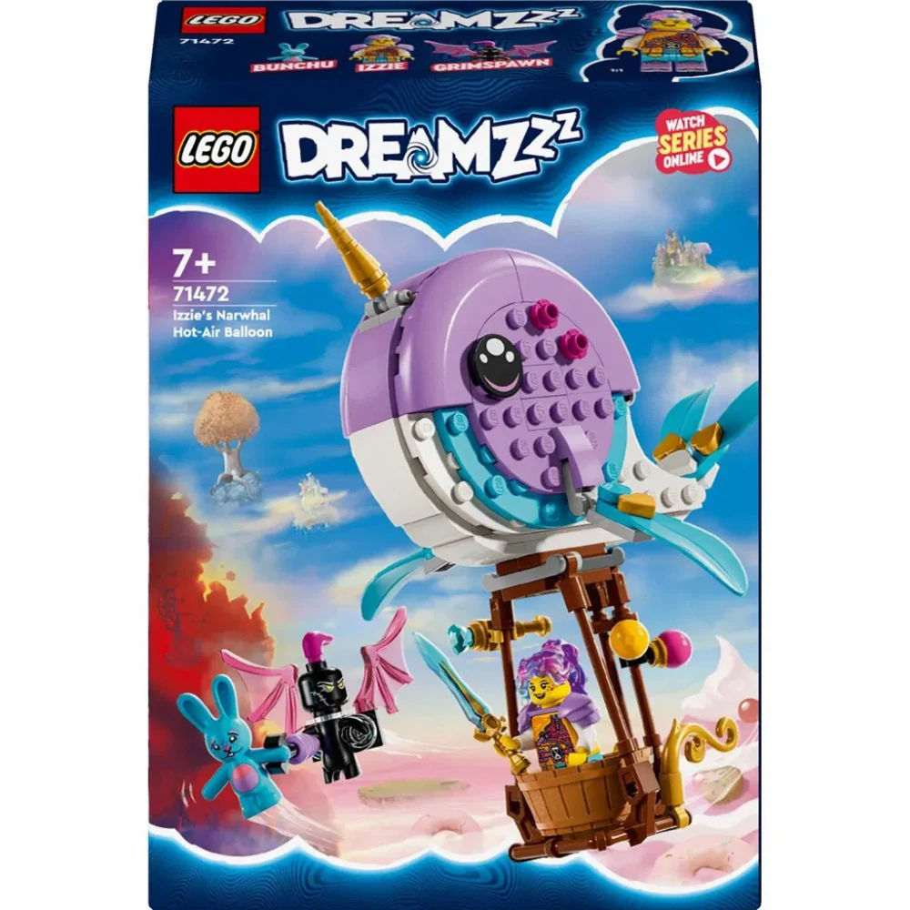 LEGO® DREAMZzz™ 71472 Izzie a její horkovzdušný balón ve tvaru narvala