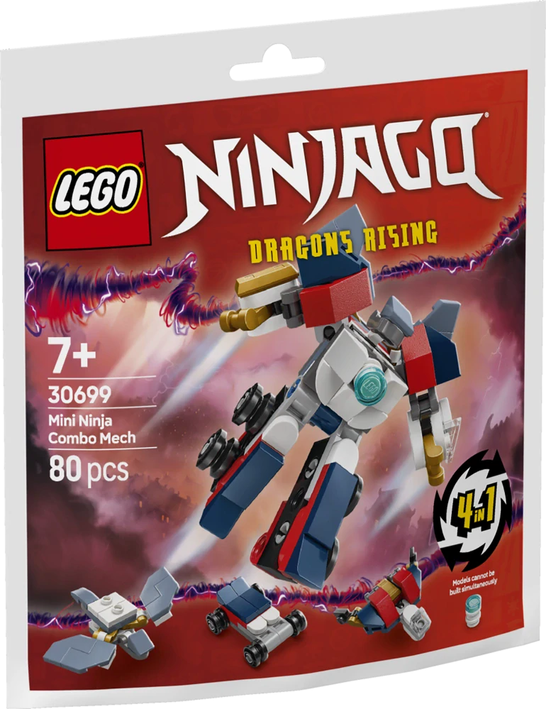 LEGO® NINJAGO® 30699 Miniaturní nindžovský kombinovaný robot