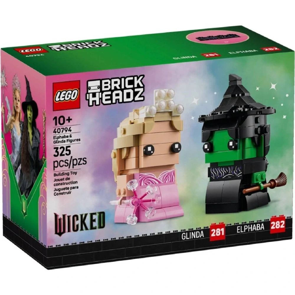 LEGO® BrickHeadz 40794 Figurky: Elphaba a Glinda
