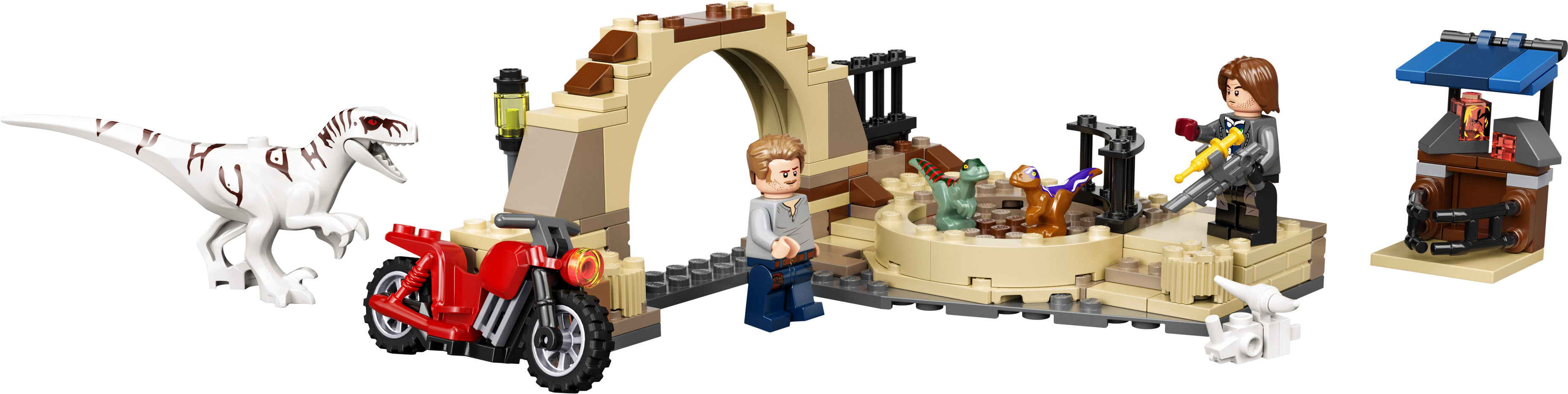 LEGO Jurassic World 76945 Atrociraptor: honička na motorce