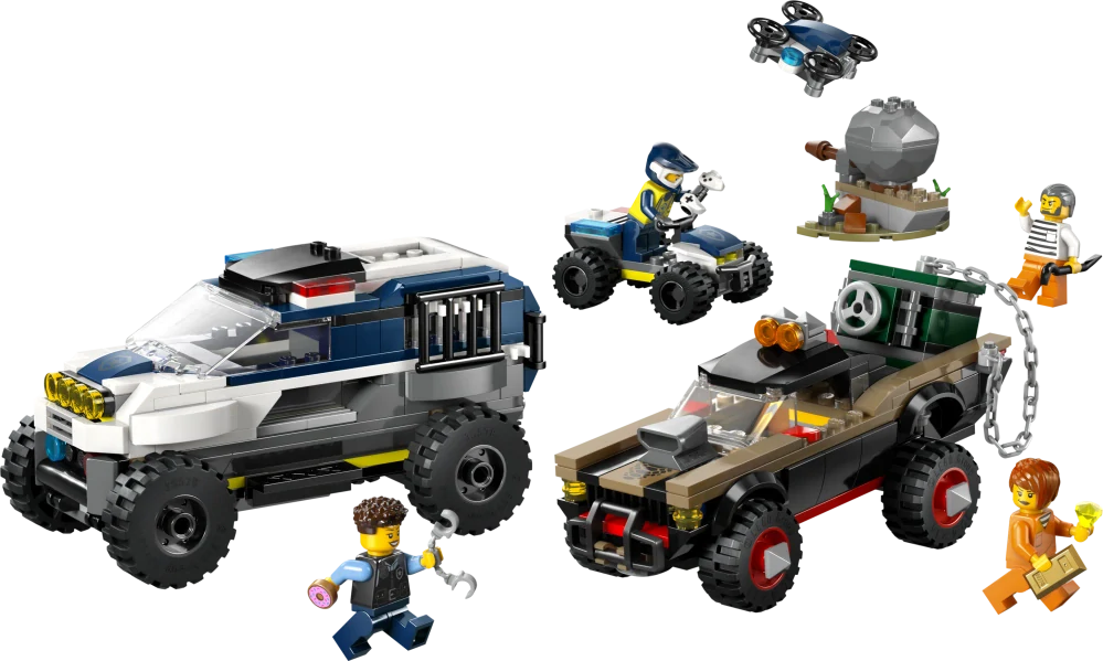 LEGO City 60449 Honička s terénním policejním vozem