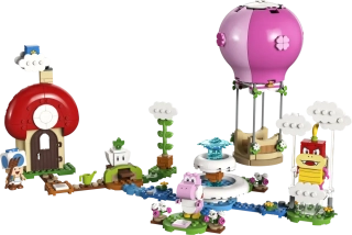 LEGO Super Mario 71419 Peach a let balónem – rozšiřující set