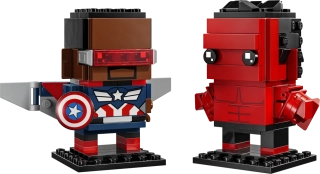 LEGO® BrickHeadz 40668 Figurky Kapitána Ameriky a Červeného Hulka