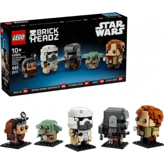 LEGO® BrickHeadz 40856 Mandalorian a Grogu: Spojenci a padouši