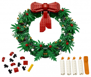 LEGO Iconic 40426 Vánoční věnec 2 v 1