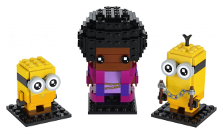 LEGO BrickHeadz 40421 Belle Bottom, Kevin a Bob