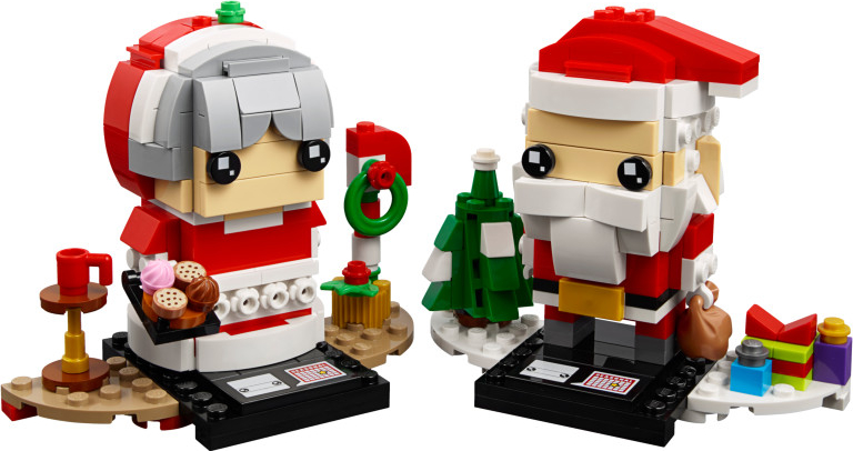 LEGO BrickHeadz 40274 Pan a paní Santa Clausovi