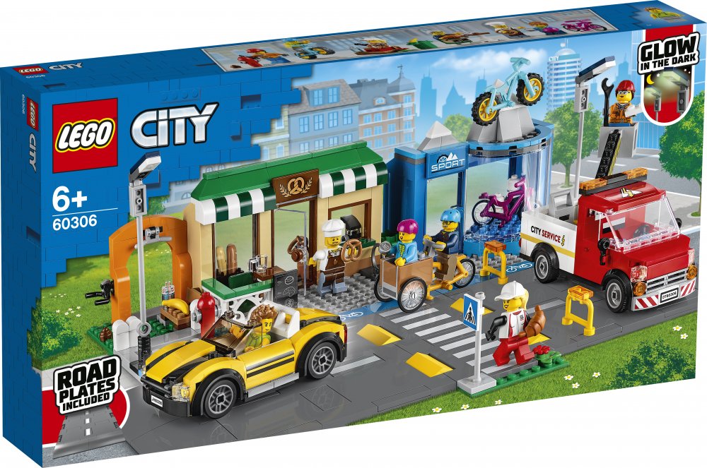 LEGO City 60306 Ulice s obchůdky