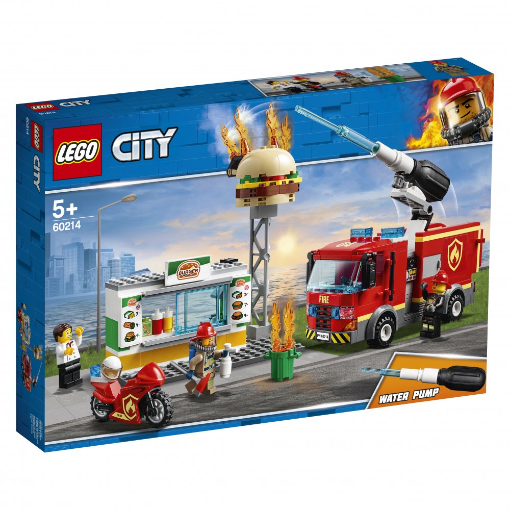 LEGO City 60214 Záchrana burgrárny