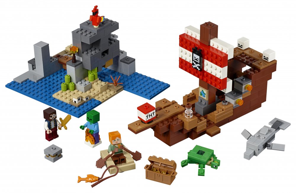 LEGO Minecraft 21152 Dobrodružství pirátské lodi