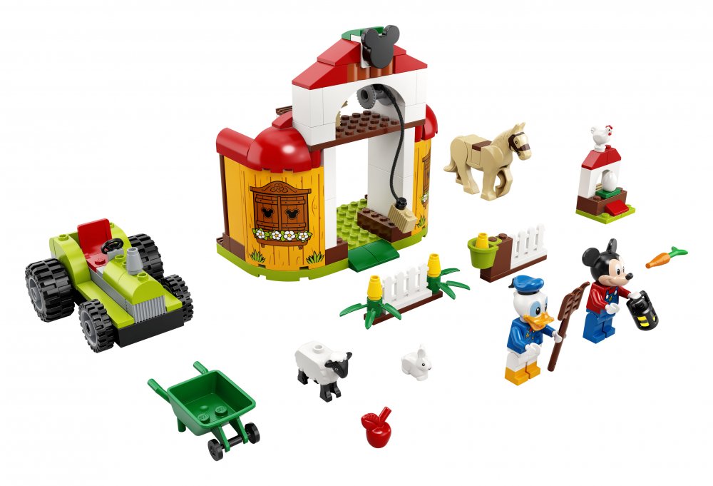 LEGO Disney 10775 Myšák Mickey a Kačer Donald na farmě