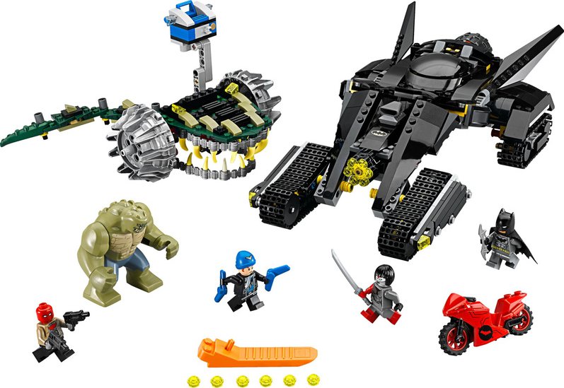 LEGO DC Super Heroes 76055 Batman: Killer Croc Zničení ve stokách