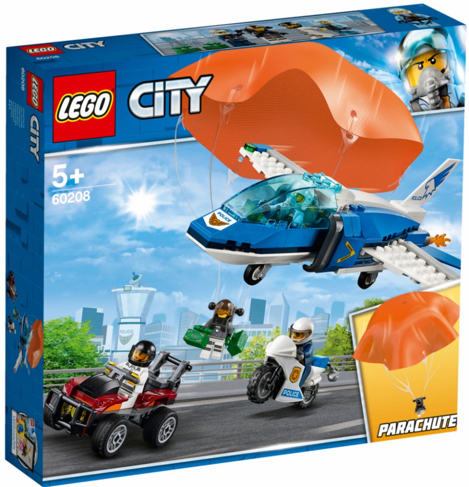 LEGO City 60208 Zatčení zloděje s padákem